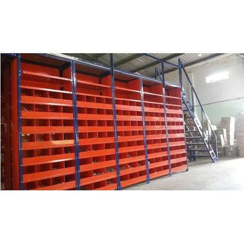 Orange-Blue Very Narrow Aisle Pallet Rack