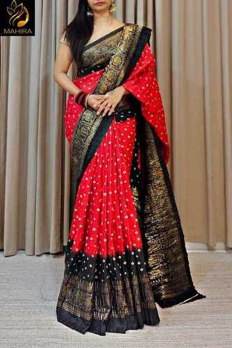 TRendy bandhini silk sarees