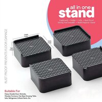 PREMIUM MULTIPURPOSE HEAVY DUTY CUPBOARD / REFRIGERATOR / SOFA BASE STAND - SET OF 4 PCS (1124l)