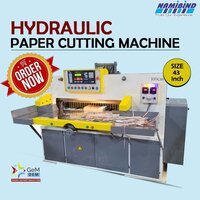 Hydraulic Paper Cutting Machine (43 Inch) - Bladeâ size: 1/2a