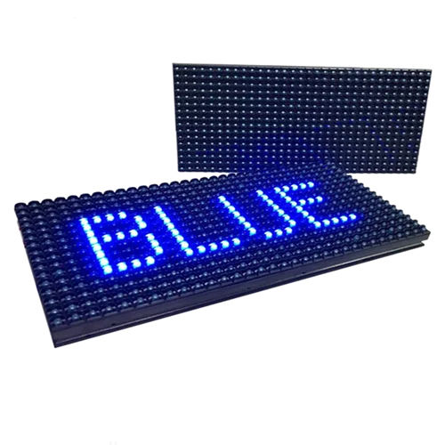 P10 Outdoor Blue Color Led Module Size: Rectangle