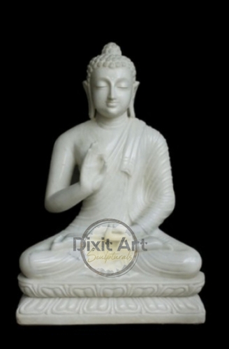 Marble Buddha Sculpture