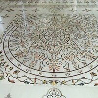 Marble Inlay Flooring Galicha