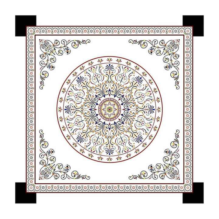 Marble Inlay Flooring Galicha