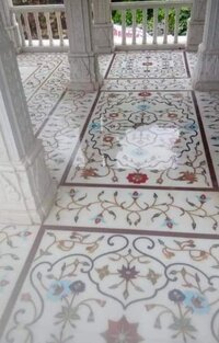 Marble Inlay Flooring Galicha