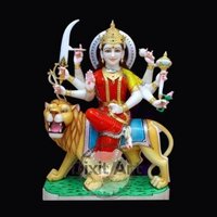 Marble Durga Mata Murti