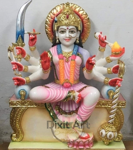 Marble Santoshi Mata Statue