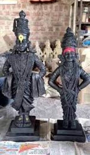 Marble Vitthal Rukmani Statue