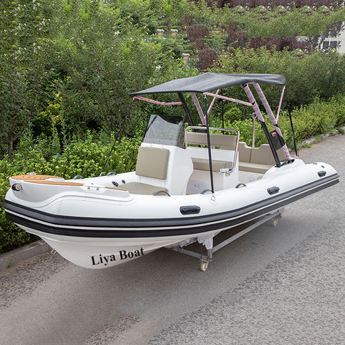 Liya 5.2m semi rigid inflatable boats builder rib outboard motor boat