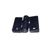 Black Plastic Hinges - High-grade Plastic, 50x75 Mm, Matte Black | Durable, Corrosion-resistant, Waterproof, Easy To Install