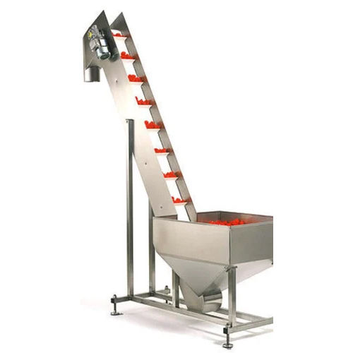 Semi-Automatic Cap Elevator Conveyor Length: 8 Foot (Ft)