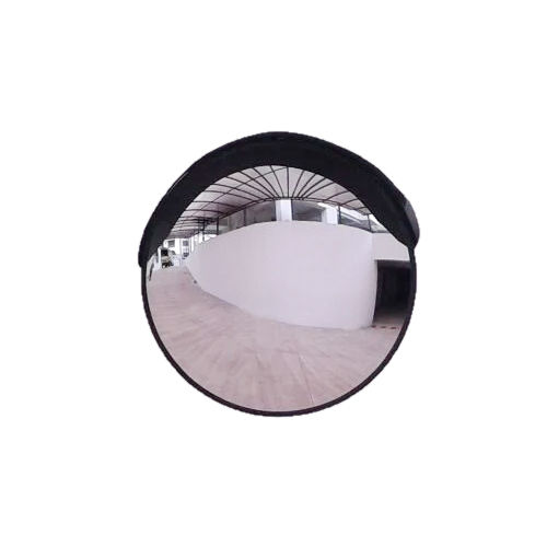 Black Traffic Convex Mirror