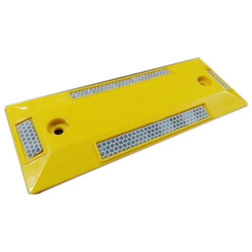 Yellow Plastic Road Stud