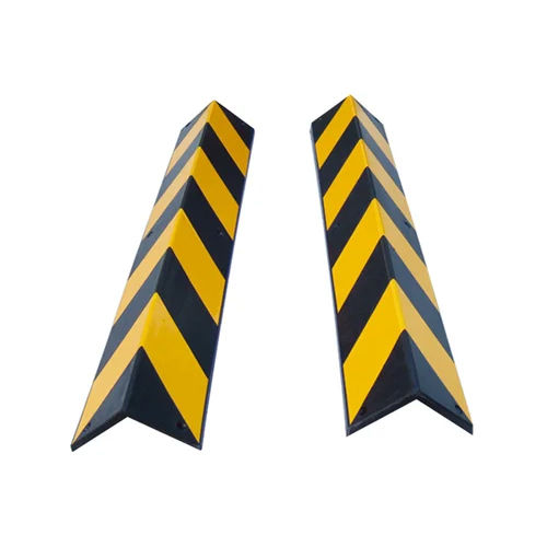 Yellow and Black Rubber Corner Guard