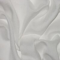 Rayon Twill Fabric - 58 Inches Wide, 4 Oz/yd Weight, White Color | Machine Wash Cold Care Instructions