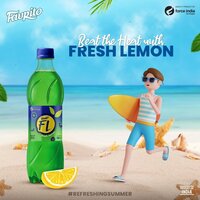 1.25 LTR FL Lemon Soft Drink