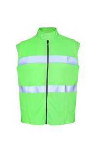 Cotton Reflective Safety Jacket - Color: Green
