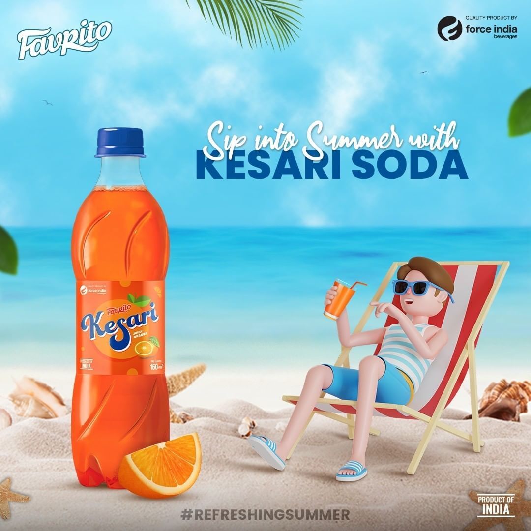 600ML Kesari (Orange)  Soft Drink