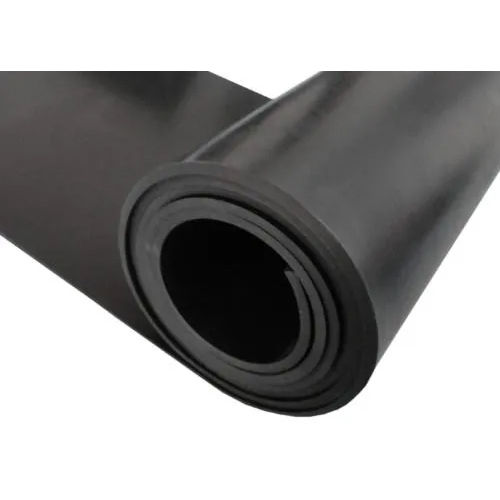 EPDM Rubber Sheet - 0.20 to 50 mm Thickness, Black Color, Up to 17 MPa Tensile Strength | Ideal for Mining, Footwear, and Automobile Industries