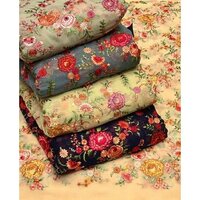 Printed Viscose Fabric - Customizable Sizes And Weights, Vibrant Patterns For Creative Applications