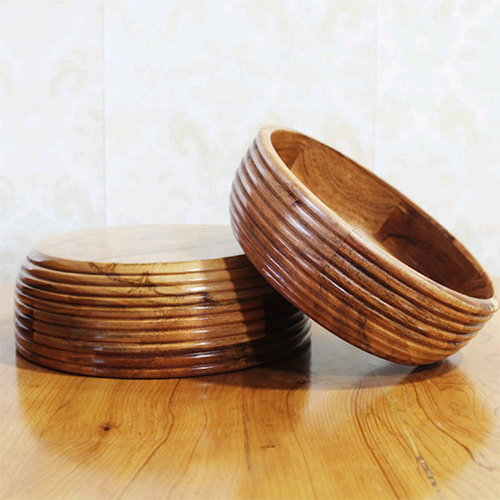 Set Of Two Wooden Bowls