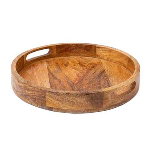 Wooden Round Platter