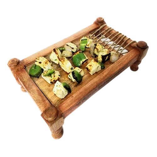 Wooden Charpai Shape Platter