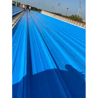 Color Profile Roofing Sheet - 0.50 Mm Thick, 24 Ft X 3.5 Ft Rectangle | Lightweight, Corrosion-resistant, Plain Pattern For Versatile Applications