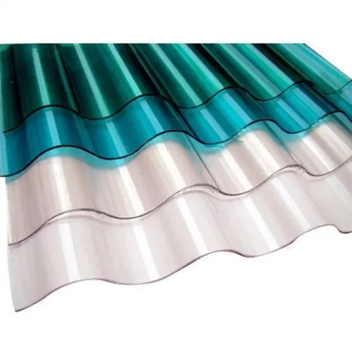 Rectangular Shaped 1 mm Polycarbonate Corrugated Roofing Sheet