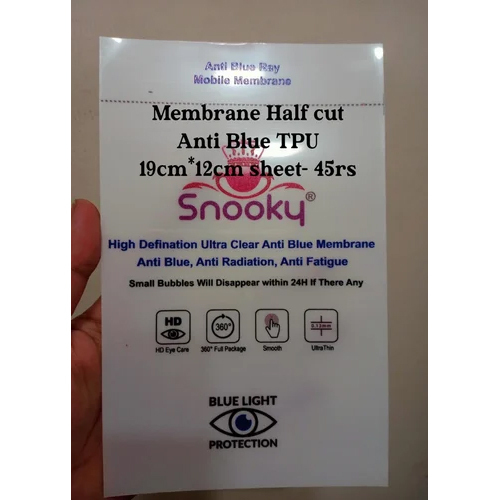 Snooky Half cut Membrane Anti blue Clear TPU