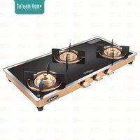 3 Burner Mirror Glass With Rose Gold Mirror Finish Frame (Side Mirror) - ROGUE 3507