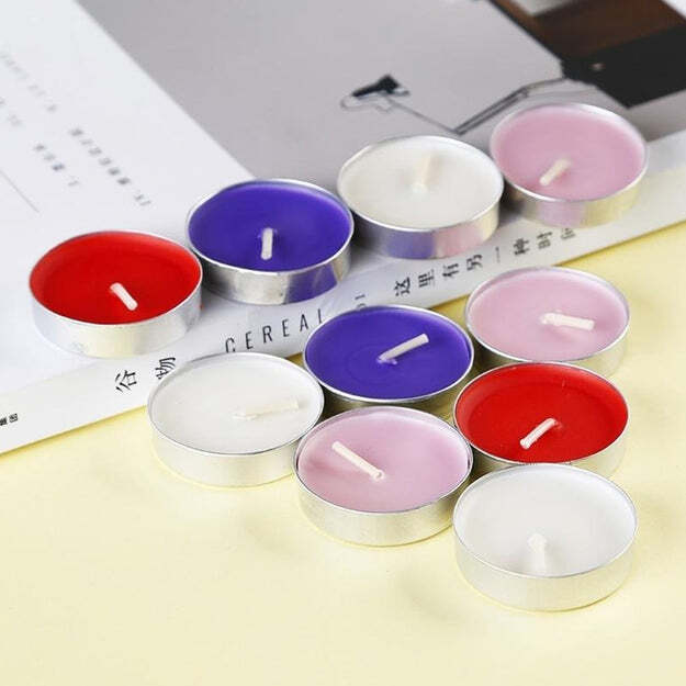 DECORATIVE COLOR CANDLE LIGHT CANDLE PERFECT FOR GIFTS HOME ROOM BIRTHDAY ANNIVERSARY DECORATIVE CANDLES (10 PC SET) 6939