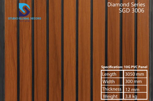 10 Groove Fluted Pvc Wall Panel - Feature: High Quality