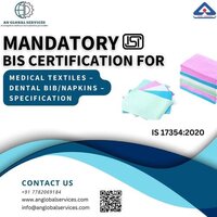 Mandatory Bis/isi Mark Certification On Dental Bib/ Napkins-specification