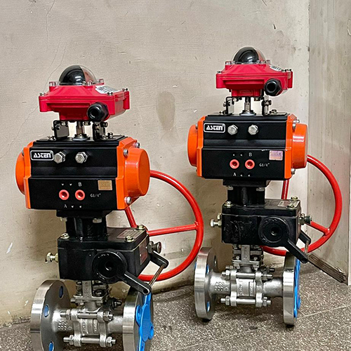Actuator Ball Valve Flanged End