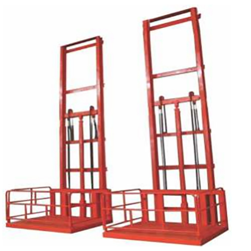 Wall Mount Goods Lift - Mild Steel, 1500x1200 mm Platform Size | 1 Ton Capacity, Electro Hydro Operated, Emergency Lowering Safety Device