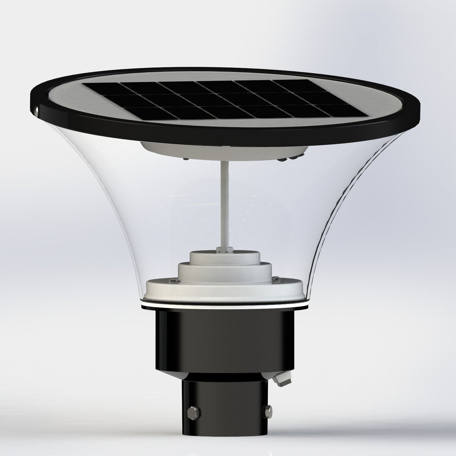 LED Solar GARDEN POST TOP Lights