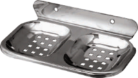 Kia Soap Dish - Stainless Steel, 30 Mm X 120 Mm X 215 Mm, Mirror Finish | Glossy Rectangular Design For Elegant Bathroom & Kitchen Storage