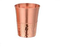 Copper Bottom Hammer - Handcrafted Copper Bottle & Glass Set | Ergonomic Design, Timeless Beauty, Antimicrobial Properties