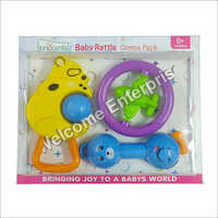 Plastic Baby Rattle Combo Pack