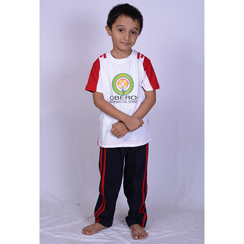 Boys School T-Shirt And Lower Set Age Group: Kids