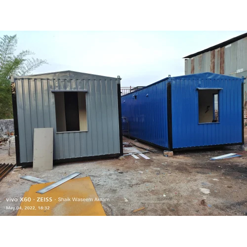Shipping Home Cabin - Steel Structure, Custom Color Options | Durable Steel Doors, Sliding Steel Windows for Hotels and Restaurants