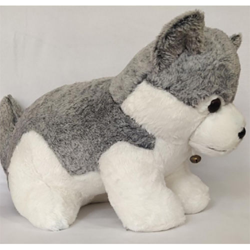 White Husky Dog Toy