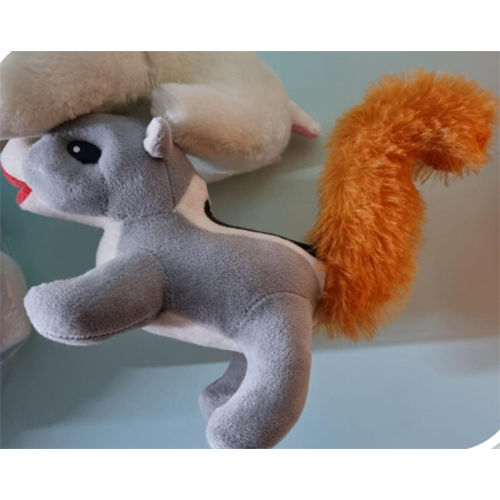 Grey Squirel Toy Size: 22cm