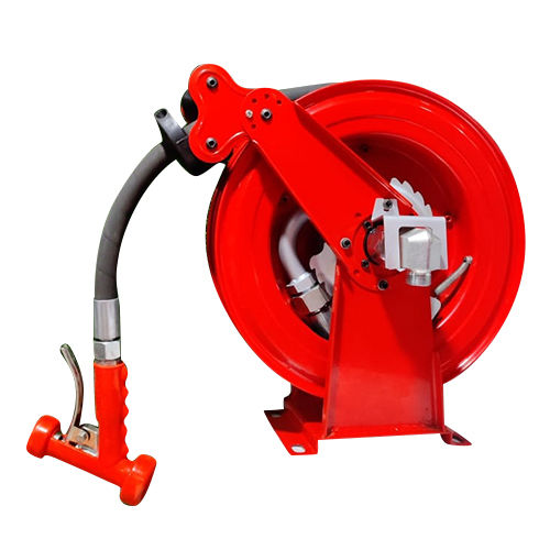 Red Industrial Washdown Hose Reel