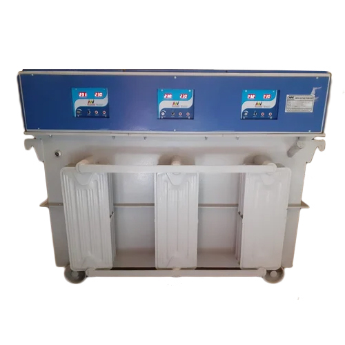 Variac Type Single Phase Servo Stabilizer
