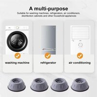 WASHER DRYER ANTI VIBRATION PADS WITH SUCTION CUP FEET (4657)