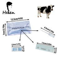 40pcs Carryable Storable cattle pregnancy test kit white 4.92inch disposable Bovine pregnancy test kit