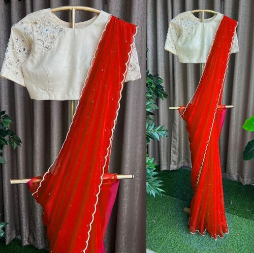 New Soft organza saree