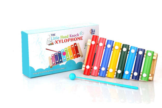 WOODEN XYLOPHONE MUSICAL TOY FOR CHILDREN (MULTICOLOR) 1912